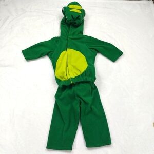 OLD NAVY INFANTS GREEN 2 PIECE DINOSAUR DRAGON COSTUME SIZE 12-24 MONTHS